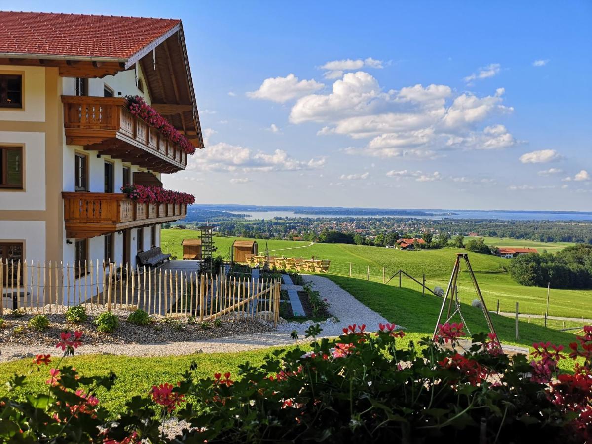 Вилла Schleipfnerhof Urlaub Auf Dem Bauernhof Бернау-ам-Кимзее Экстерьер фото