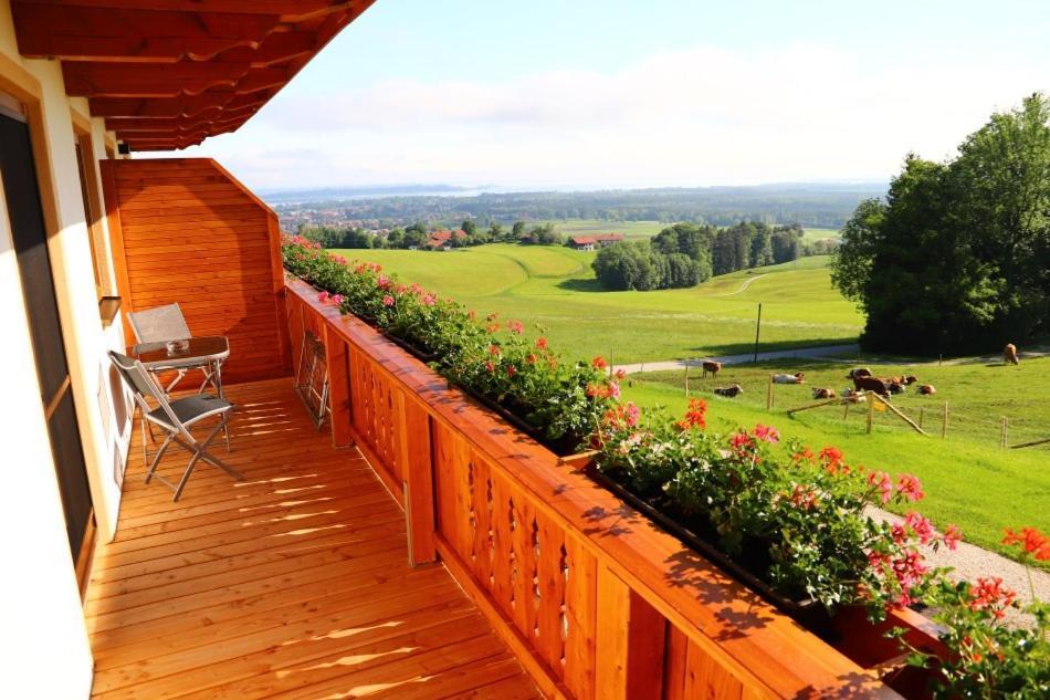 Вилла Schleipfnerhof Urlaub Auf Dem Bauernhof Бернау-ам-Кимзее Экстерьер фото